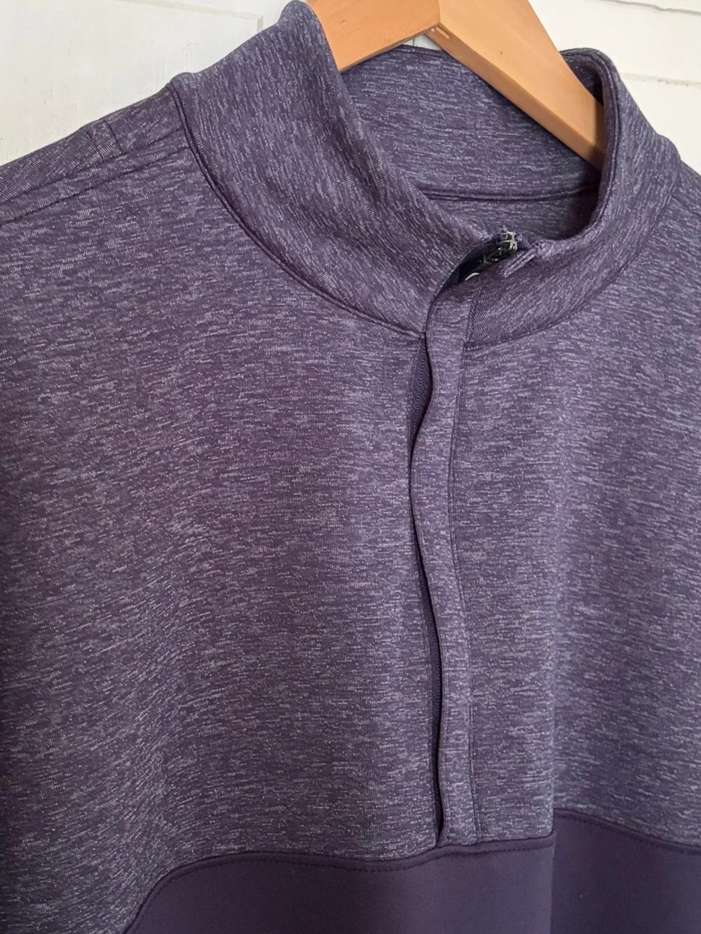 Footjoy Men’s Size L Long Sleeve 1/4 Zip Mock Neck Pullover Performance Sweater